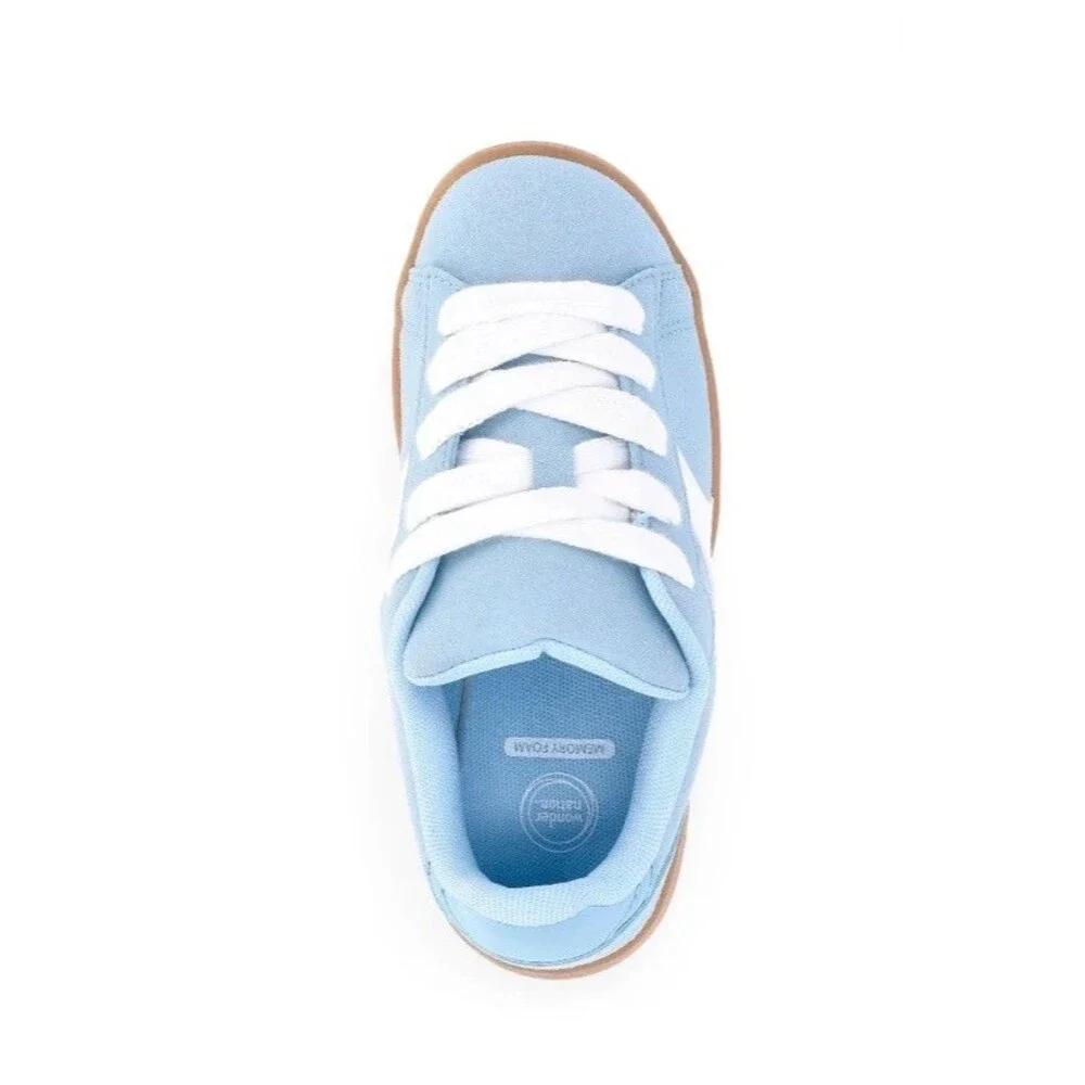 Wonder Nation Big Girls Chunky Skate Sneakers Baby Blue Size 4 NWT